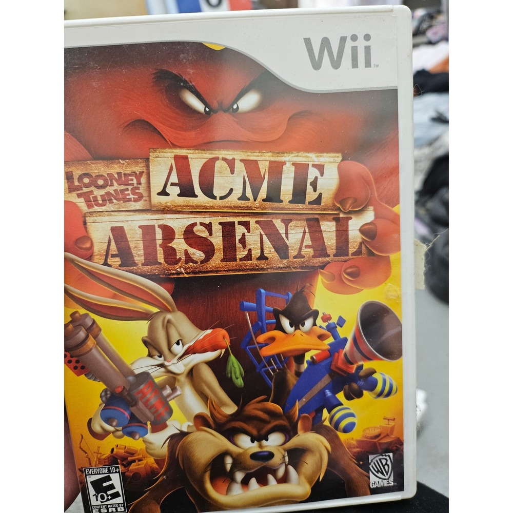 Looney Tunes Acme Arsenal Nintendo Wii Video Game WB Games 2007 Action Adventure